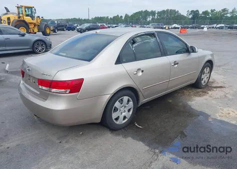 2008 Hyundai Sonata Gls from USA, damaged, VIN 5NPET46C68H379753